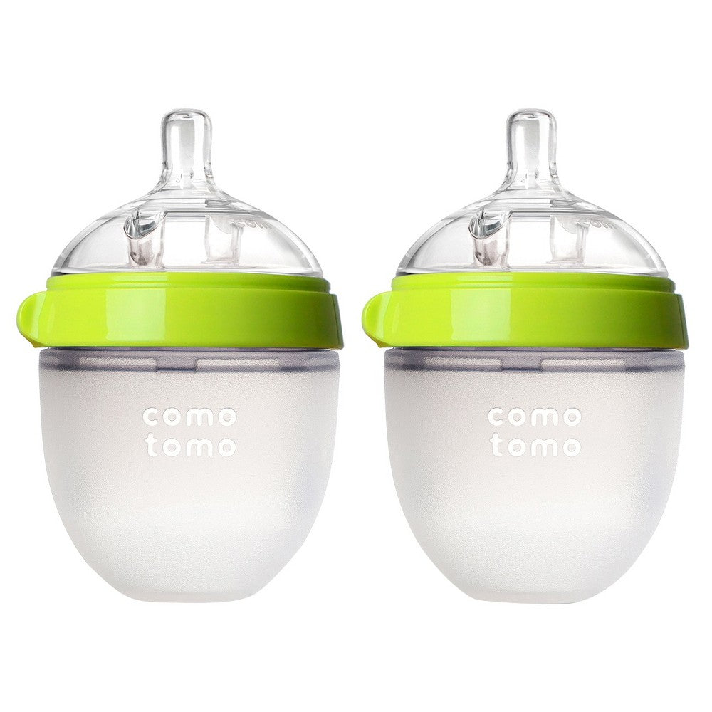 美國Comotomo矽膠嬰兒奶瓶150ml 兩個裝(綠色) 美國Comotomo矽膠嬰兒奶瓶150ml 兩個裝(綠色)